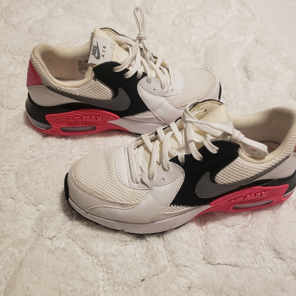 NIKE AIR MAX SNEAKERS WHITE-PINK SIZE:7.5 - Picture 2 of 11